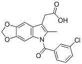 CAS#: 50332-00-8, 5-(3-Chlorobenzoyl)-6-Methyl-5H-1,3-Dioxolo[4,5-f]Indole-7-Acetic Acid