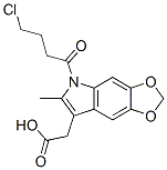 CAS#: 50332-11-1, 5-(4-Chlorobutyryl)-6-Methyl-5H-1,3-Dioxolo[4,5-f]Indole-7-Acetic Acid