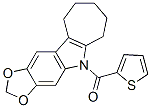 CAS#: 50332-38-2, 5,6,7,8,9,10-Hexahydro-5-[(2-Thienyl)Carbonyl]Cyclohepta[b]-1,3-Dioxolo[4,5-f]Indole
