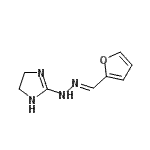CAS#: 503428-95-3, 2-[(2E)-2-(2-Furylmethylene)Hydrazino]-4,5-Dihydro-1H-Imidazole