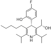 CAS#: 503610-15-9, (aS,4S)-4-(4-Fluoro-2-Hydroxyphenyl)-alpha-Methyl-2,6-Bis(1-Methylethyl)-5-Pentyl-3-Pyridinemethanol