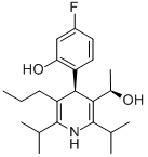 CAS#: 503610-18-2, (aR,4R)-4-(4-Fluoro-2-Hydroxyphenyl)-alpha-Methyl-2,6-Bis(1-Methylethyl)-5-Propyl-3-Pyridinemethanol