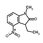 CAS#: 505029-55-0, 3-Ethyl-1-Methyl-4-Nitro-1,3-Dihydro-2H-Indol-2-One