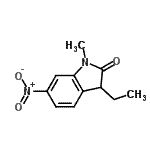 CAS 登录号：505029-56-1， 3-乙基-1-甲基-6-硝基-1,3-二氢-2H-吲哚-2-酮