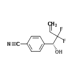 CAS 登录号：505068-89-3， 4-[(1R)-2,2-二氟-1-羟基-3-丁烯-1-基]苯甲腈