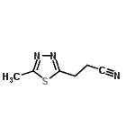 CAS#: 505095-24-9, 3-(5-Methyl-1,3,4-Thiadiazol-2-Yl)Propanenitrile