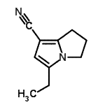 CAS#: 505097-44-9, 5-Ethyl-2,3-Dihydro-1H-Pyrrolizine-7-Carbonitrile