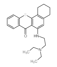 CAS 登录号：50536-91-9， 1-(beta-二乙基氨基乙胺)-3,4-环己烯并噻吨酮
