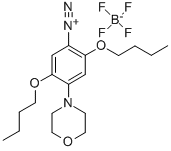 CAS#: 50543-78-7, 2,5-Dibutoxy-4-(4-Morpholinyl)Benzenediazonium Tetrafluoroborate