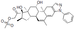 CAS#: 50630-90-5, Deacylcortivazol 21-Mesylate