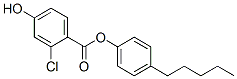 CAS#: 50687-71-3, 2-Chloro-4-Hydroxybenzoic Acid 4-Pentylphenyl Ester