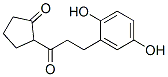 CAS 登录号：50714-97-1， 2-[3-(2,5-二羟基苯基)-1-氧代丙基]环戊烷-1-酮