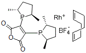 CAS 登录号：507224-99-9， (-)-2,3-二[(2R,5R)-2,5-二甲基磷杂环戊基]马来酸酐 (1,5-环辛二烯)铑(I) 四氟硼酸盐