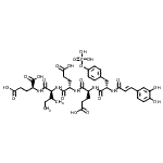 CAS#: 507471-72-9, N-[(2E)-3-(3,4-Dihydroxyphenyl)-2-Propenoyl]-O-Phosphono-L-Tyrosyl-L-alpha-Glutamyl-L-alpha-Glutamyl-L-Isoleucyl-L-Glutamic Acid