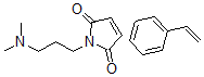 CAS 登录号:50815-81-1, 1-(3-二甲基氨基丙基)-3-吡咯啉-2,5-苯醌与苯乙烯混合物
