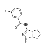 CAS#: 508230-01-1, 3-Fluoro-N-(1,4,5,6-Tetrahydrocyclopenta[c]Pyrazol-3-Yl)Benzamide