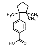 CAS#: 509-02-4, 4-(1,2,2-Trimethylcyclopentyl)Benzoic Acid