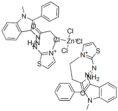 CAS#: 50905-71-0, Bis[3-(3-Amino-3-Oxopropyl)-2-[(1-Methyl-2-Phenyl-1H-Indol-3-Yl)Azo]Thiazolium] Tetrachlorozincate(2-)