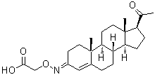 CAS 登录号：50909-89-2， 4-孕烯-3,20-二酮 3-[O-羧甲基]肟