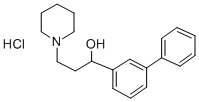 CAS 登录号：50910-15-1， alpha-(3-联苯基)-1-哌啶丙醇盐酸盐