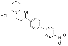 CAS 登录号:50910-25-3, alpha-(4'-硝基-4-联苯基)-1-哌啶丙醇盐酸盐