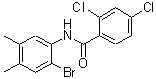 CAS 登录号：509113-98-8， N-(2-溴-4,5-二甲基苯基)-2,4-二氯苯甲酰胺