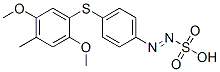 CAS#: 50978-53-5, (4-((2,5-Dimethoxy-4-Methylphenyl)Thio)Phenyl)Diazenesulfonic Acid