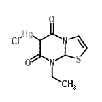 CAS#: 50979-29-8, Chloro(8-Ethyl-5,7-Dioxo-6,7,8,8A-Tetrahydro-5H-[1,3]Thiazolo[3,2-a]Pyrimidin-6-Yl)Mercury