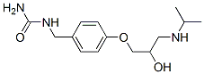 CAS 登录号：50992-77-3， [[4-[2-羟基-3-(异丙基氨基)丙氧基]苯基]甲基]脲