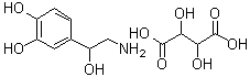 CAS 登录号：51-40-1， L-去甲肾上腺素酒石酸氢盐