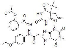 CAS#: 51005-25-5, Aspirin, Butalbital And Caffeine Mixture