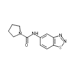 CAS#: 510715-89-6, N-(1,2,3-Benzothiadiazol-5-Yl)-1-Pyrrolidinecarboxamide