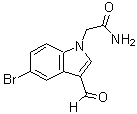 CAS#: 510716-35-5, 2-(5-Bromo-3-Formyl-1H-Indol-1-Yl)Acetamide