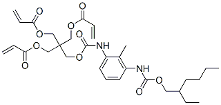 CAS#: 51160-59-9, 2-[[[[[3-[[[(2-Ethylhexyl)Oxy]Carbonyl]Amino]Methylphenyl]Amino]Carbonyl]Oxy]Methyl]-2-[[(1-Oxoallyl)Oxy]Methyl]-1,3-Propanediyl Diacrylate