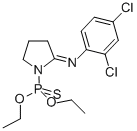 CAS#: 51170-88-8, (2-((2,4-Dichlorophenyl)Imino)-1-Pyrrolidinyl)-Phosphonothioic Acid O,O-Diethyl Ester