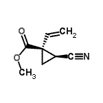 CAS#: 51171-66-5, Methyl (1S,2S)-2-Cyano-1-Vinylcyclopropanecarboxylate