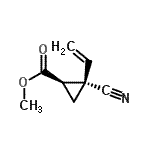 CAS#: 51171-68-7, Methyl (1R,2S)-2-Cyano-2-Vinylcyclopropanecarboxylate