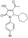 CAS#: 512176-59-9, 4-Acetyl-1-(4-Bromophenyl)-5-Cyclohexyl-1,5-Dihydro-3-Hydroxy-2H-Pyrrol-2-One