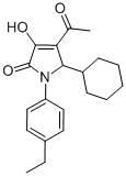 CAS#: 512177-36-5, 4-Acetyl-5-Cyclohexyl-1-(4-Ethylphenyl)-1,5-Dihydro-3-Hydroxy-2H-Pyrrol-2-One