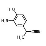 CAS#: 51234-23-2, 2-(3-Amino-4-Hydroxyphenyl)Propanenitrile