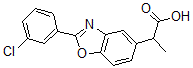 CAS 登录号：51234-29-8， 2-(3-氯苯基)-alpha-甲基-5-苯并恶唑乙酸