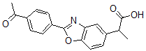 CAS#: 51234-37-8, 2-(4-Acetylphenyl)-alpha-Methyl-5-Benzoxazoleacetic Acid