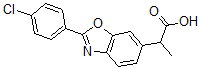 CAS#: 51234-62-9, 2-(4-Chlorophenyl)-alpha-Methyl-6-Benzoxazoleacetic Acid
