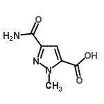 CAS#: 512807-45-3, 3-Carbamoyl-1-Methyl-1H-Pyrazole-5-Carboxylic Acid