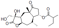 CAS#: 51292-61-6, (R)-2-Methylbutanoic Acid (3R,3aalpha,7aalpha,9aalpha)-Dodecahydro-3-Hydroxy-3-Hydroxymethyl-4abeta,8alpha-Dimethyl-2,5-Dioxoazuleno[6,5-b]Furan-7alpha-Yl Ester