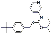 CAS#: 51308-66-8, S-((4-(1,1-Dimethylethyl)Phenyl)Methyl) O-(1-Methylpropyl) 3-Pyridinylcarbonimidothioate