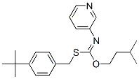 CAS#: 51308-70-4, S-((4-(1,1-Dimethylethyl)Phenyl)Methyl) O-(3-Methylbutyl) 3-Pyridinylcarbonimidothioate