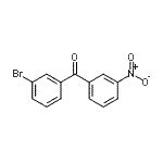 CAS#: 51339-38-9, (3-Bromophenyl)(3-Nitrophenyl)Methanone