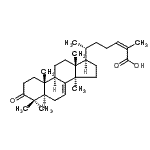 CAS#: 514-49-8, (24Z)-3-Oxolanosta-7,24-Dien-26-Oic Acid