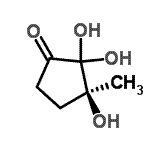CAS#: 514213-34-4, (3S)-2,2,3-Trihydroxy-3-Methylcyclopentanone